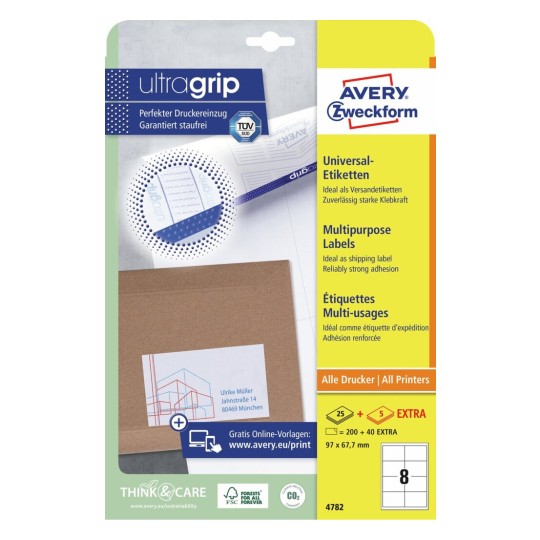 Universele etiketten 4782
