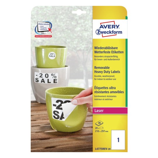 Weerbestendige etiketten L4775REV-20