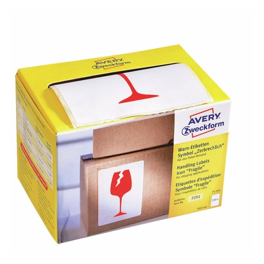 Waarschuwingsetiketten met symbool 7251