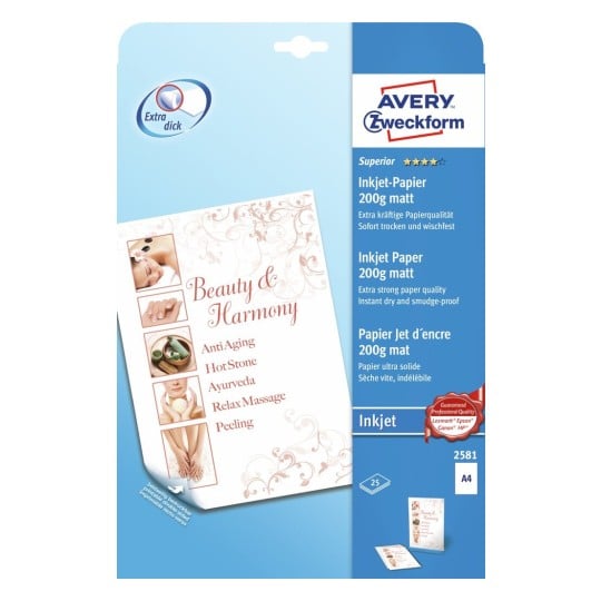 Superior Inkjet fotopapier 2581