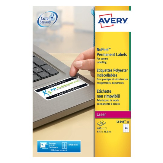 Anti-fraude etiketten L6146-20