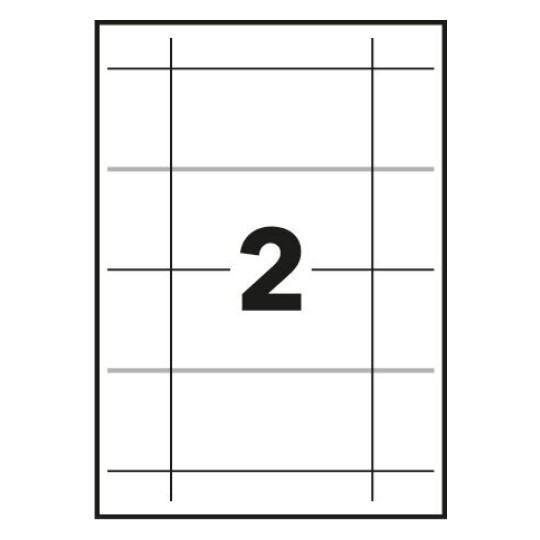 Tentkaarten L4795-20 60 x 180 mm