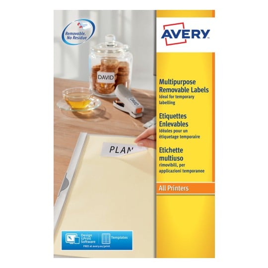 Afneembare etiketten L4744REV-25