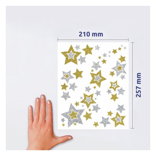 Raamfolie 52952 Inhoud: 6 Etiketten / 1 Vel