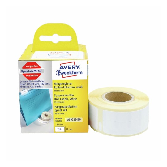 Etiketten op rol AS0722470 Inhoud: 110 Etiketten / 1 Rol