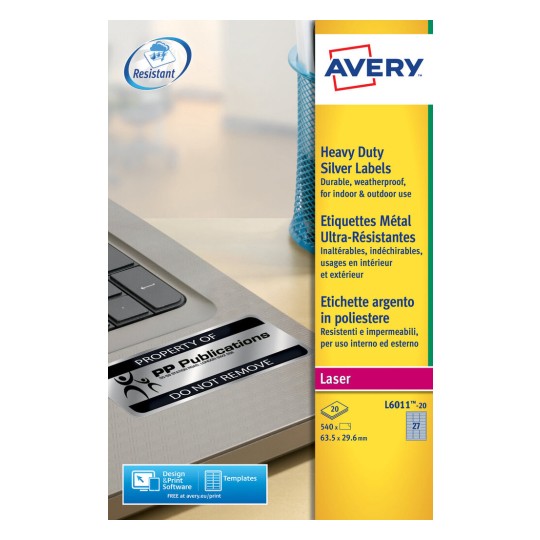 Inventaris etiketten L6011-20