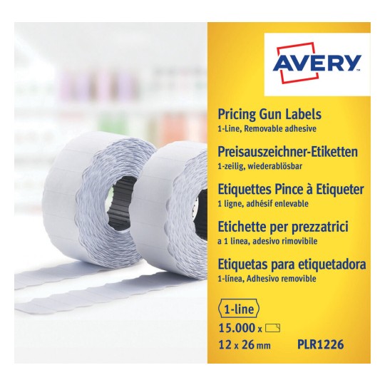 Prijstang etiketten PLR1226
