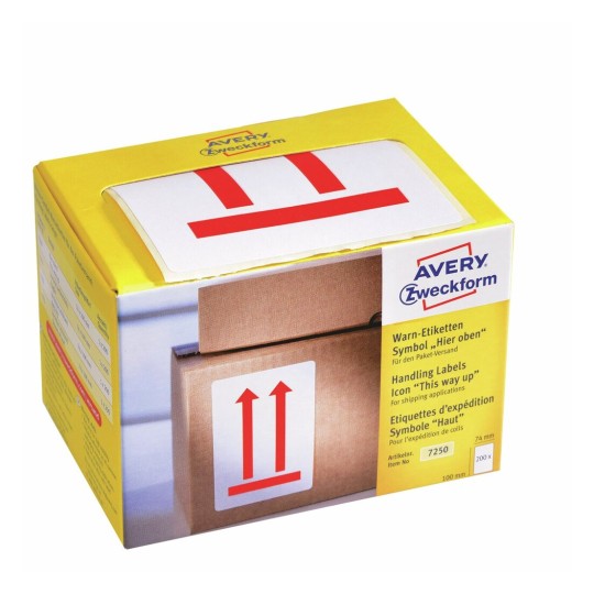Waarschuwingsetiketten met symbool 7250