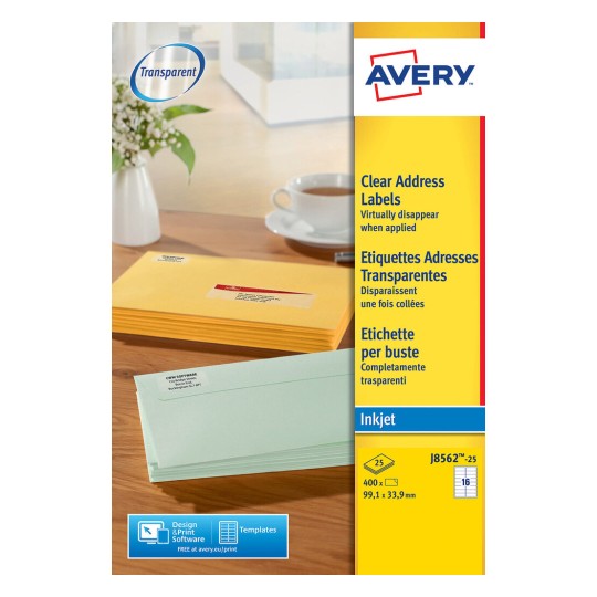 Adresetiketten J8562-25