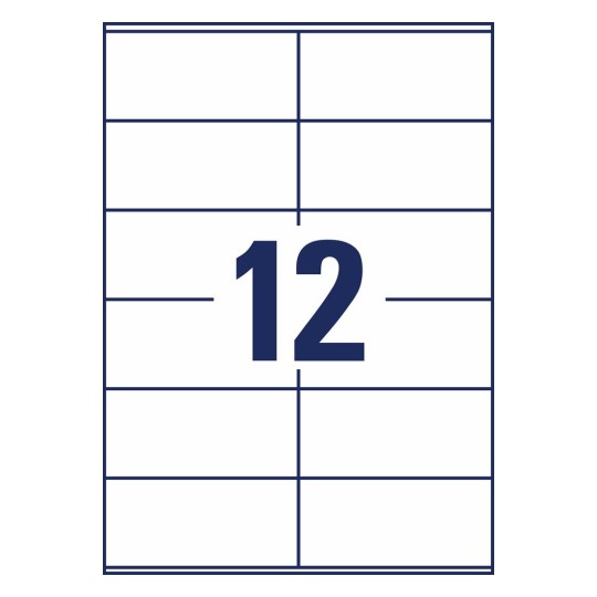 Universele etiketten, 10 vel 3424-10 105 x 48 mm