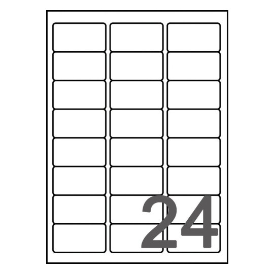 Adresetiketten J8159-10 63,5 x 33,9 mm
