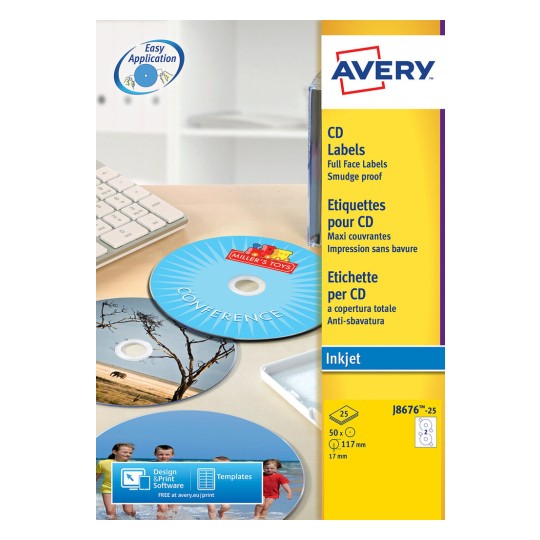 CD etiketten J8676-25