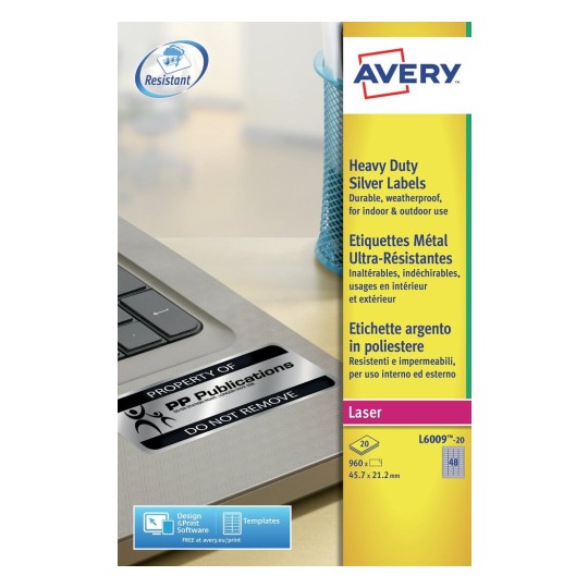 Inventaris etiketten L6009-20