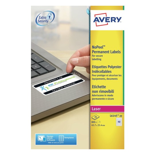 Anti-fraude etiketten L6145-20
