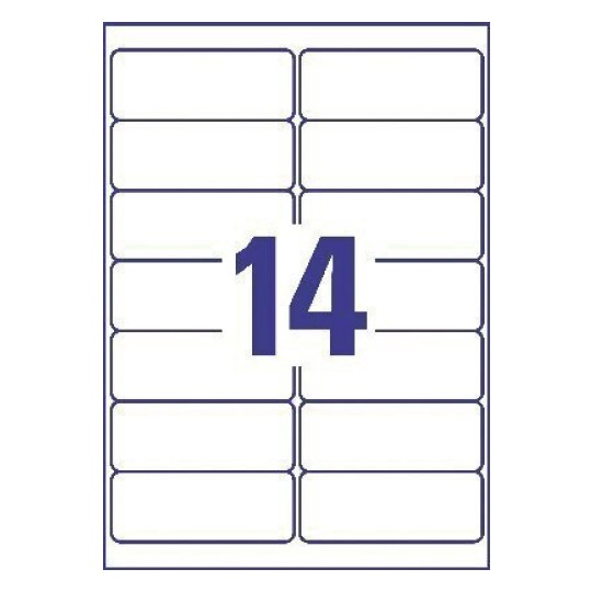 Adresetiketten J8163-40 99,1 x 38,1 mm