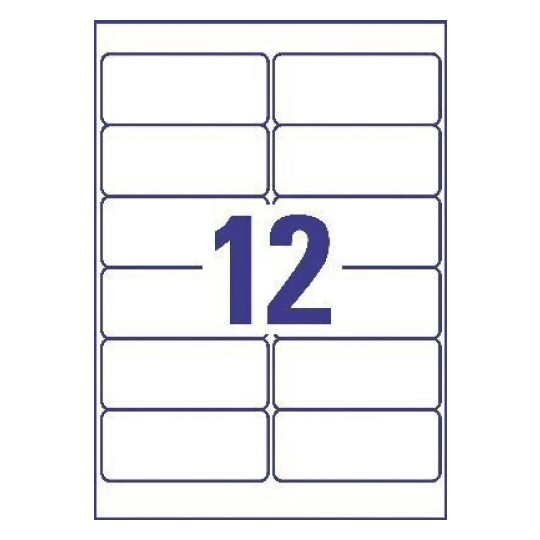 Afneembare etiketten L4743REV-25 99,1 x 42,3 mm