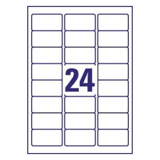 Anti-fraude etiketten L6146-20 63,5 x 33,9 mm