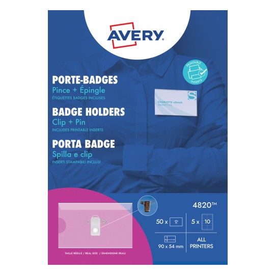Badgehouder combi set 4820