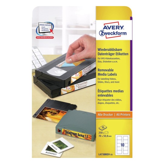 Media etiketten L4738REV-25