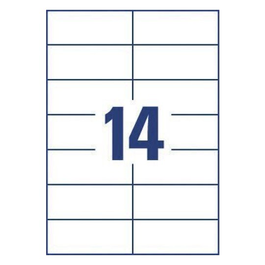 Kopieeretiketten 23525-200 105 x 42 mm