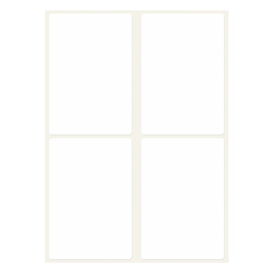 Handbeschrijfbare etiketten 3330 80 x 54 mm