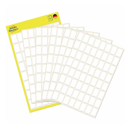 Handbeschrijfbare etiketten 3041 Inhoud: 384 Etiketten / 6 Vellen
