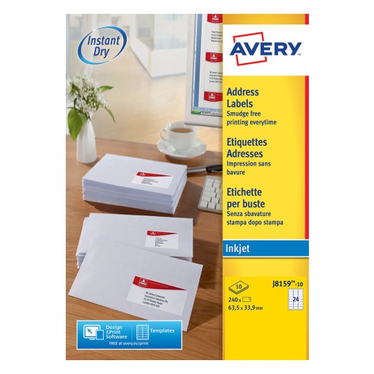 Adresetiketten J8159-10.BX