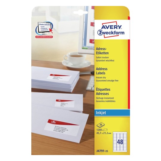 Adresetiketten J4791-25