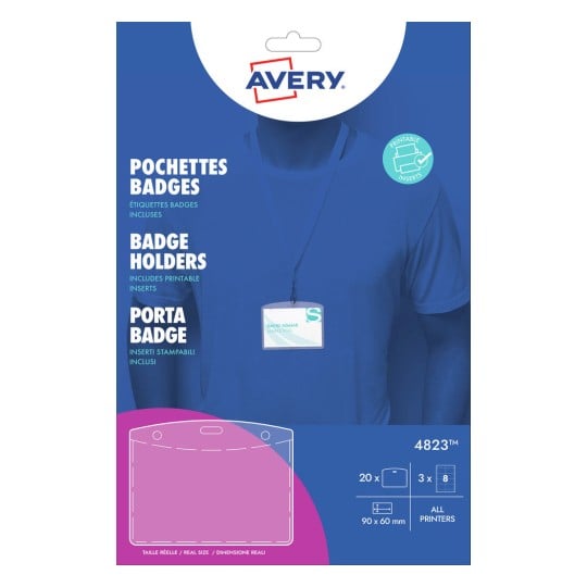 Badgehouders met insteekkaarten 4823