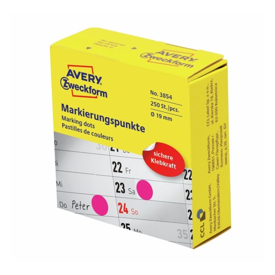 Markeringspunten 3854 Inhoud: 250 Etiketten / 1 Rol
