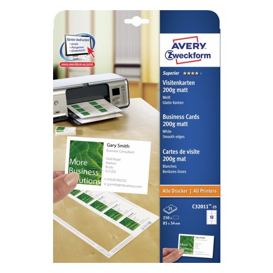 visitekaartjes c32011 25 avery avery 8859 template