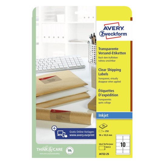 Adresetiketten J4722-25
