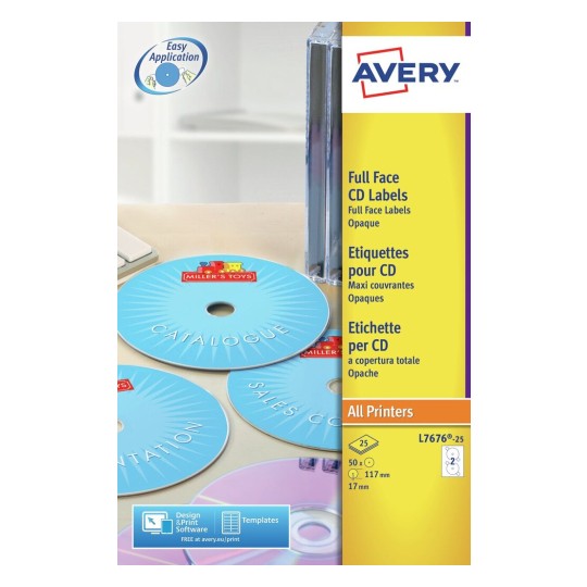 CD etiketten L7676-25