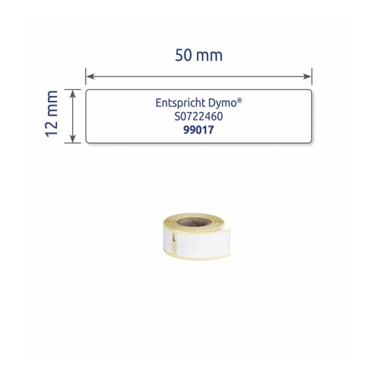 Etiketten op rol AS0722470 38 x 190 mm