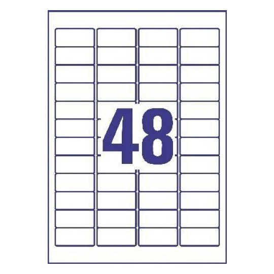 Afneembare etiketten L4736REV-25 45,7 x 21,2 mm