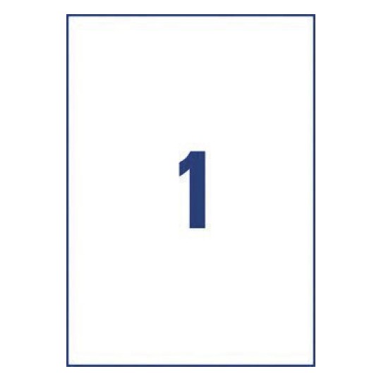 Kopieeretiketten DP001-100 210 x 297 mm