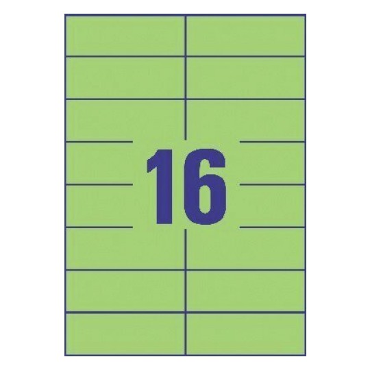 Kopieeretiketten DP167-100 105 x 37 mm