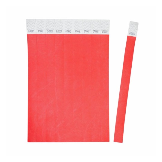 Scheurvrije Tyvek® polsbandjes TYVRD-10 19 x 256 mm