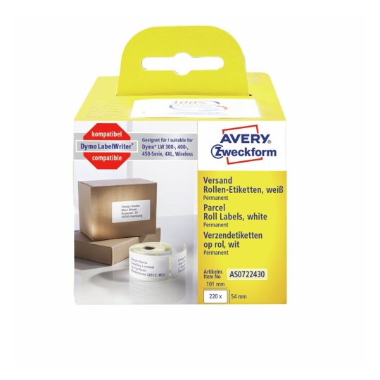 Etiketten op rol AS0722430