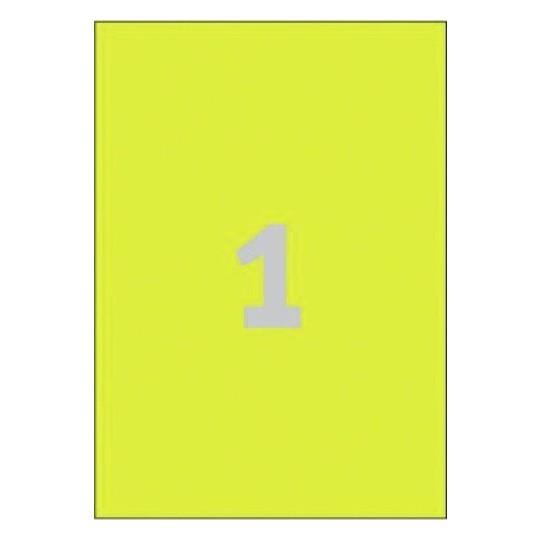 Neon Etiketten L6006-20 210 x 297 mm