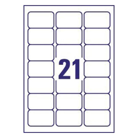 Weerbestendige etiketten L7060-20 63,5 x 38,1 mm