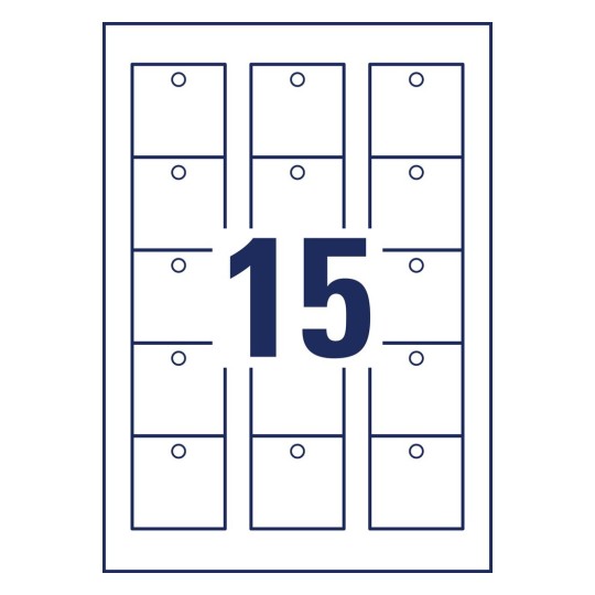 Hangkaartjes T1002-10 50 x 50 mm