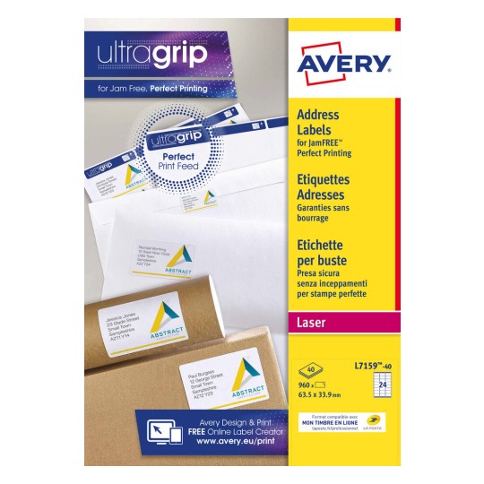 Adresetiketten L7159-40