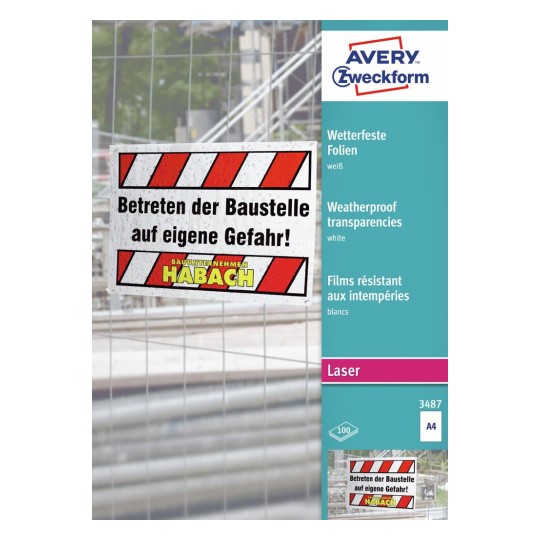 Weerbestendige folie 3487