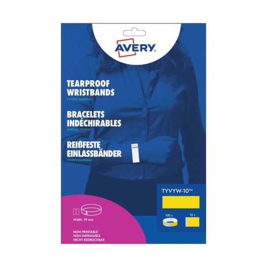 Scheurvrije Tyvek® polsbandjes TYVYW-10