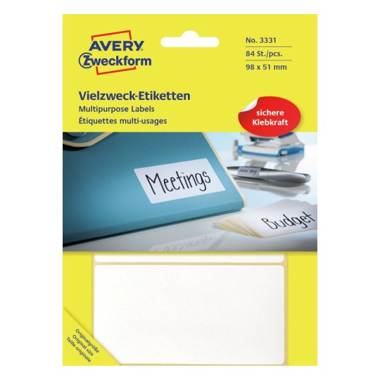 Handbeschrijfbare etiketten 3331