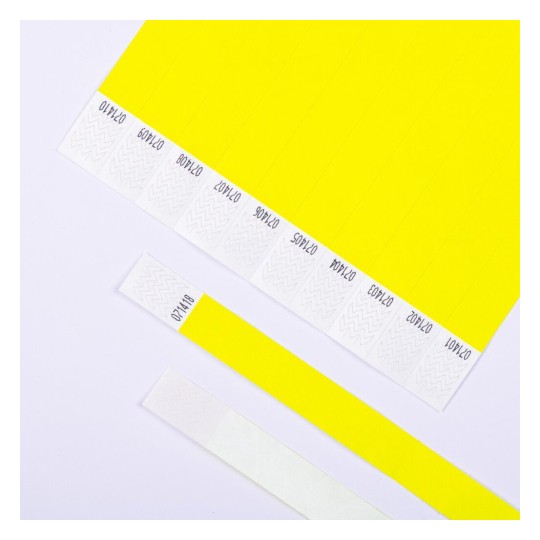 Scheurvrije Tyvek® polsbandjes TYVYW-10 19 x 256 mm