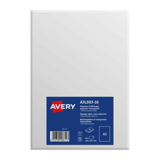 Zelfklevende A3 posters A3L003-10