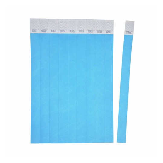 Scheurvrije Tyvek® polsbandjes TYVBL-50 19 x 256 mm