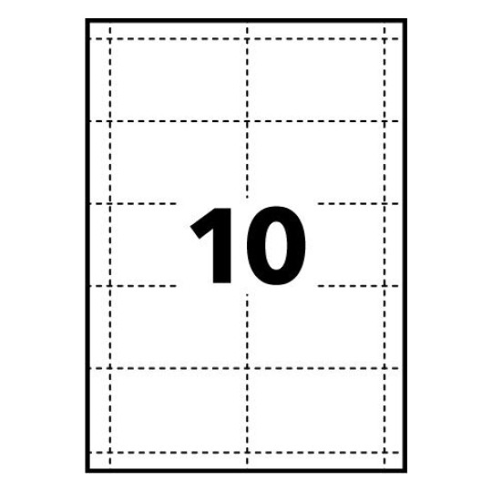 Insteekkaarten voor badgehouders L4727-20 54 x 90 mm